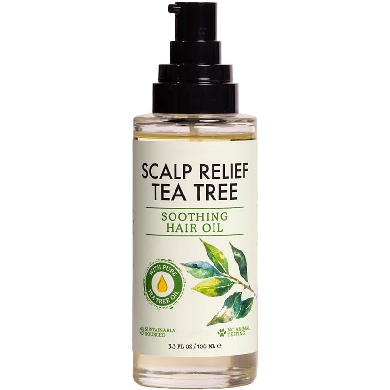 Λάδι μαλλιών Tea Tree για φαγούρα στο τριχωτό της κεφαλής